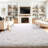 Shag Rug Soft Fluffy Cream White Indoor Area Rug for Living Room Bedroom Nursery Kids Room-805677179-835077179