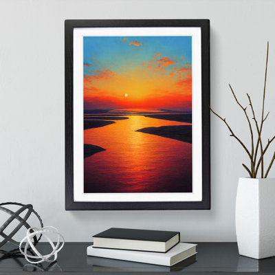 XV1022-592X An Evocative Sunset - Single Picture Frame Print