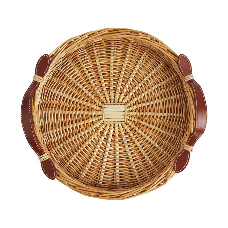 Amanda Lindroth Island Round Tray, 14.25"W x 14.25"D x 3"H