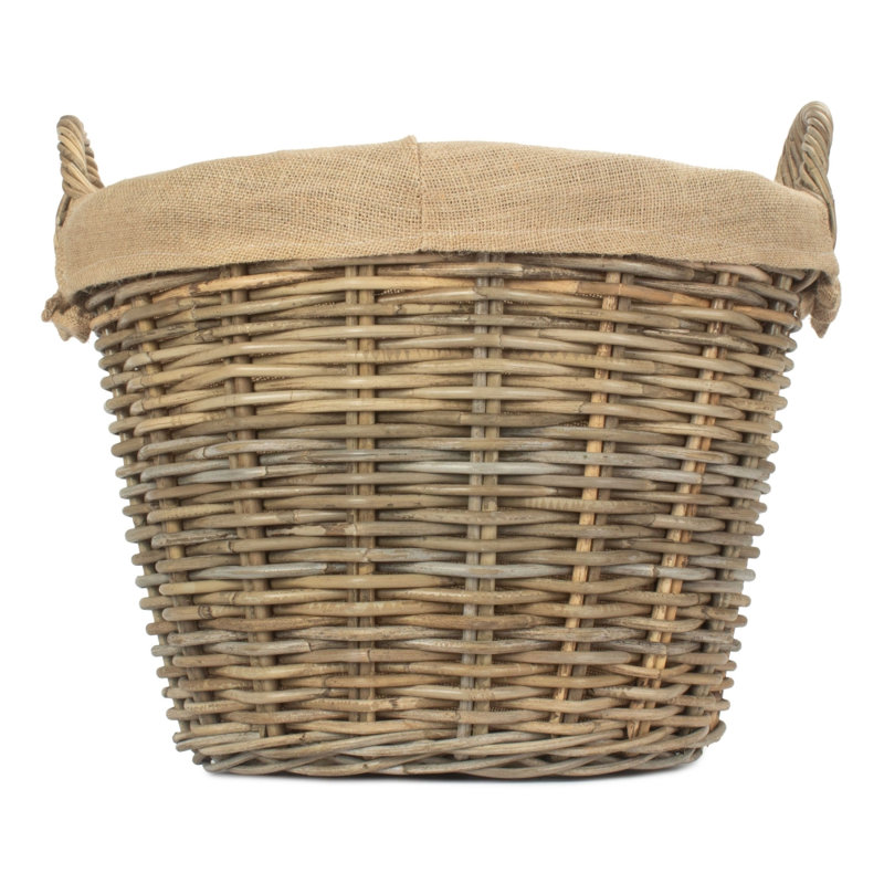 Bay Isle Home Rattan Log Basket