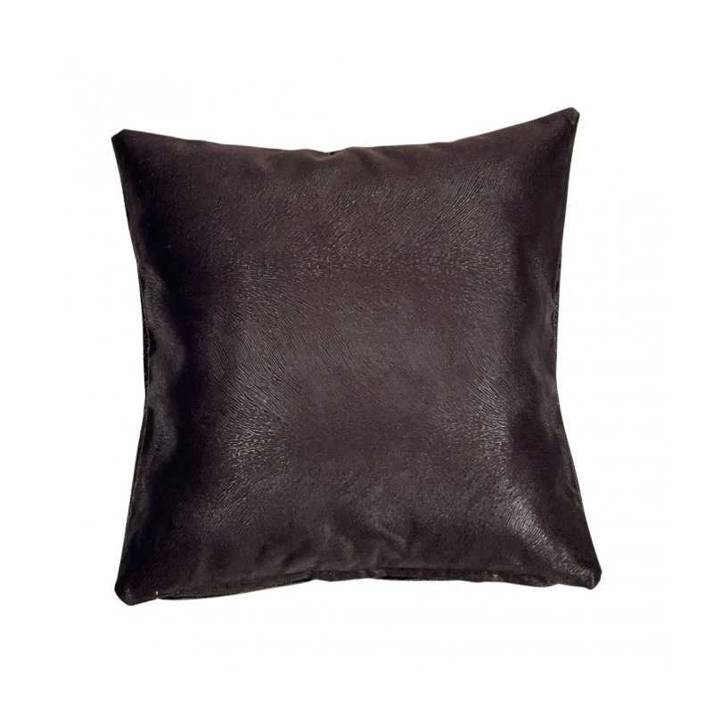 Housse de coussin en cuir Luxury, H 20 po x l 20 po