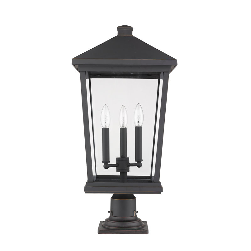 Luminaire suspendu à 3 lumières Bourke, Bronze huilé