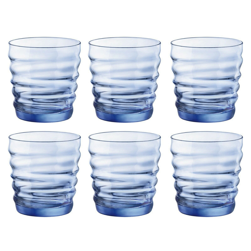 Riflessi Drinking Glass, 6, 370 ml, Clear