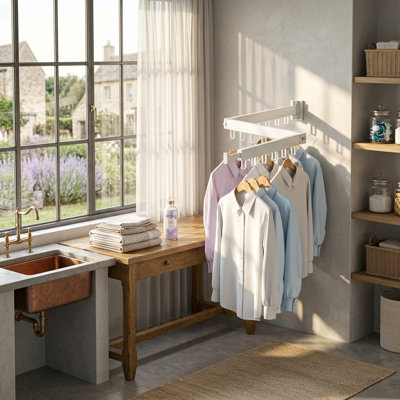 Foldable Wall-Mounted Drying Rack