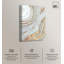 Toile or blanc élégant, art blanc et or par Art Remedy-105311953-105311940