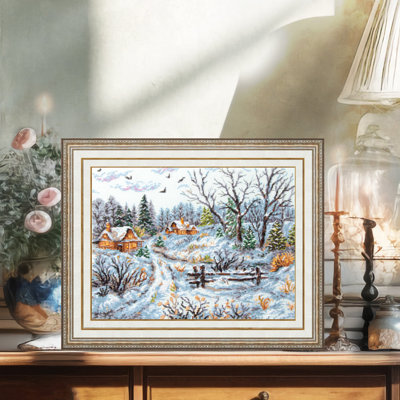 Ensemble de point de croix compté 70-33 Frosty Day