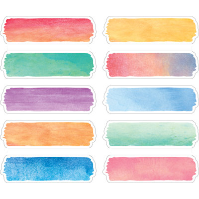 Étiquettes d'aquarelle