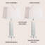 Ensemble de lampes de table 29 po Crew Park Seashell