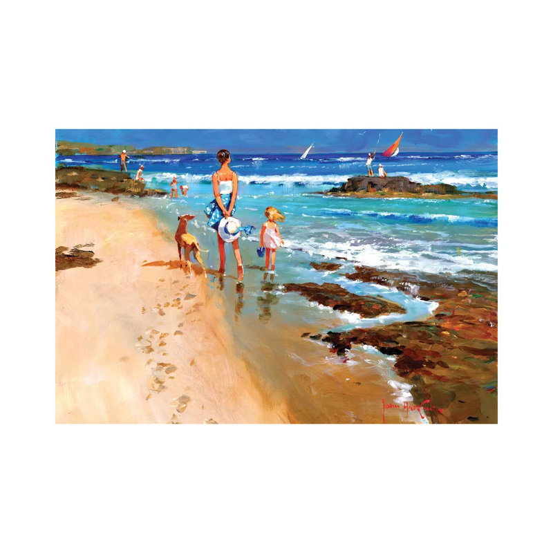 «In on the Tide II» par John Haskins, reproduction d'art sur toile tendue, H 8 po x l 12 po x P 0,75 po