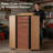 Large Parcel Drop Box with Rear Access – Weather-Resistant Galvanized Steel Locking Mailbox