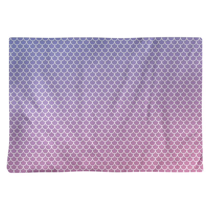 Katelyn Elizabeth Cotton Abstract Rectangle Placemat, Blue/Pink