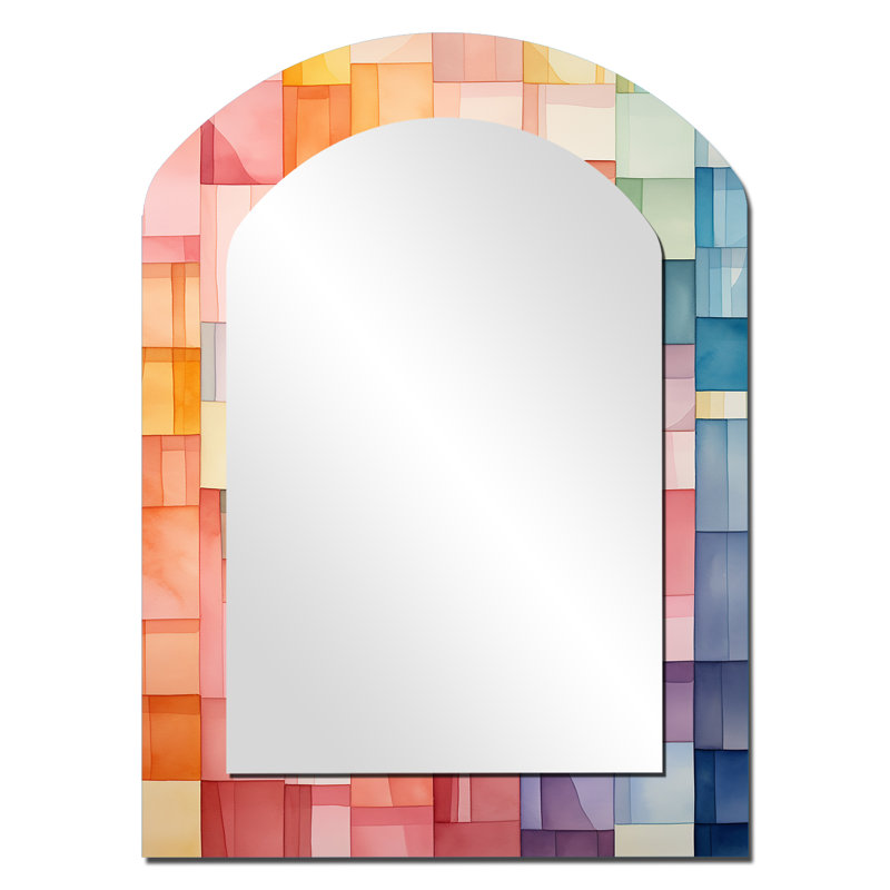 Hardedge Pastel Symetry I - Hard Edge, 34 po x 25 po