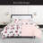 kate spade new york Fall Poppies Full/Queen Comforter Set, 300 Thread Count and 100% Cotton, All Season 3 Piece Reversible Bedding Set, Machine Washable, White and Garnet -112951644-109424216