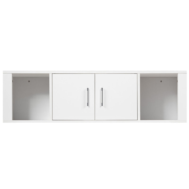 Cleaton Floating Shelf, White