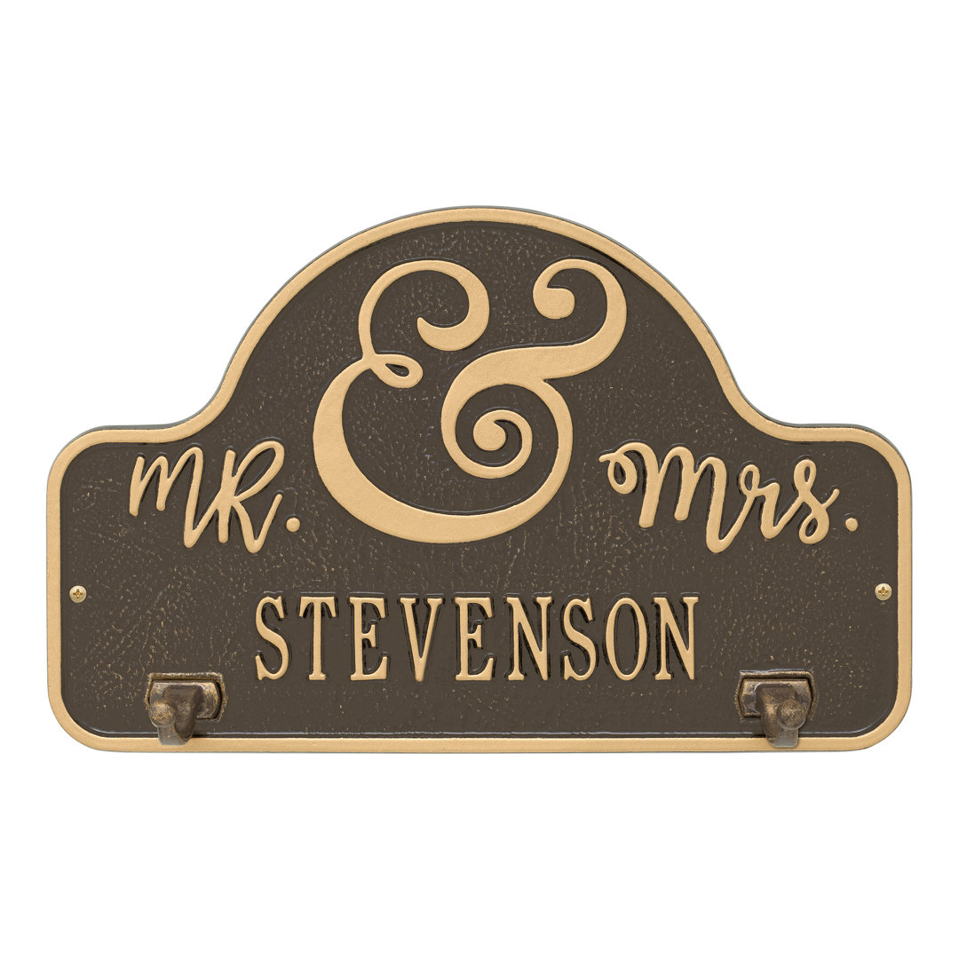 My Heart Personalized Wall Key Organizer with Key Hook Whitehall 