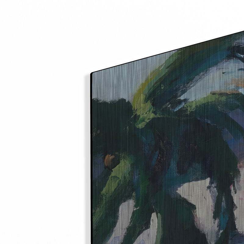«Crazy KW» par Page Pearson Railsback, art mural en métal, H 36 po x l 36 po