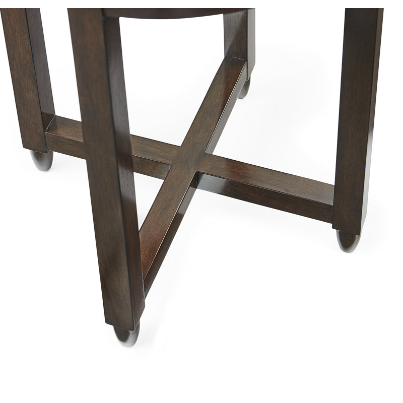 Solid Wood Tray Top End Table