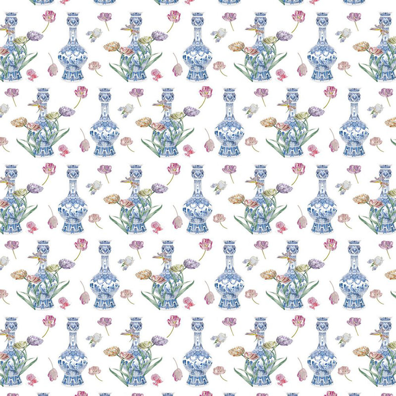 Mélange de coton Royal Delft