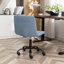 Chaise de bureau pivotante en tissu