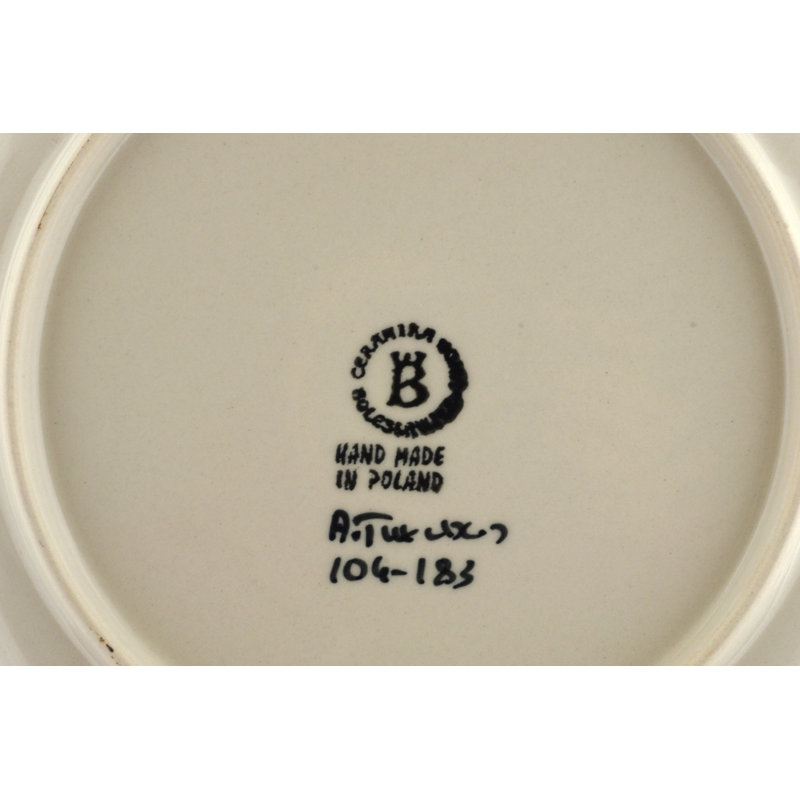 Assiette plate 10 "Polish Pottery