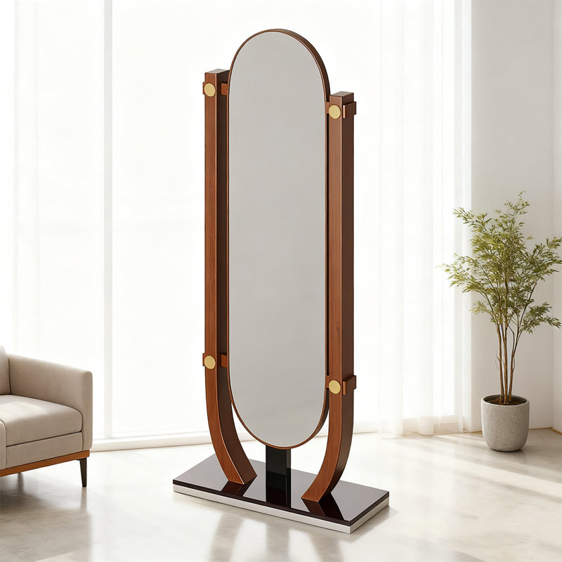 Medieval Style Arched High-Definition Full-Body Mirror