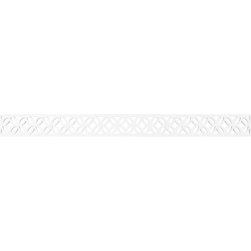 Moulure Crosby, H 4 po x l 46,375 po x P 0,375 po, PVC de qualité architecturale