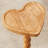 Solid Wood Heart-Shaped End Table,Pedestal Drink Table, Tall Plant Stand-118690951-118690953