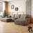 Boneless 107" L-Shaped Sofa With Ottoman