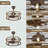 Colp 18'' Farmhouse Caged Ceiling Fan with Lights and Remote, Rustic 8-Blade Reversible DC Motor Fandelier Indoor Ceiling Fan