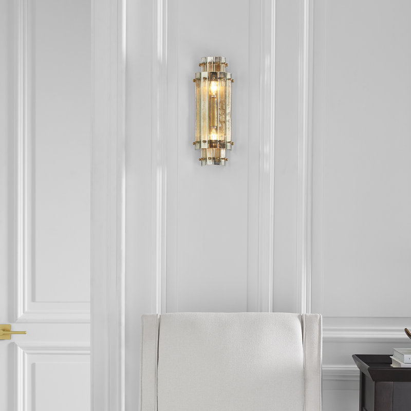 Carrier and Company Cadence Small Tiered Sconce, Polished Nickel