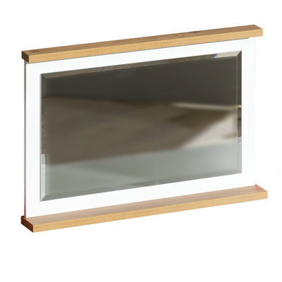 Gennessee Engineered Wood Flat Wall Mirror