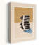 Three Stacked Penguins by City Art - Wrapped Canvas Print-2113020498