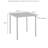 Apruva Square Outdoor Side Table , 19.75 " W 19.75 " D