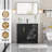 Skeen 36" Mid-century Modern Single Bathroom Vanity Set With Resin Sink Top, Faucet, Assembly Required-918229375-918229370