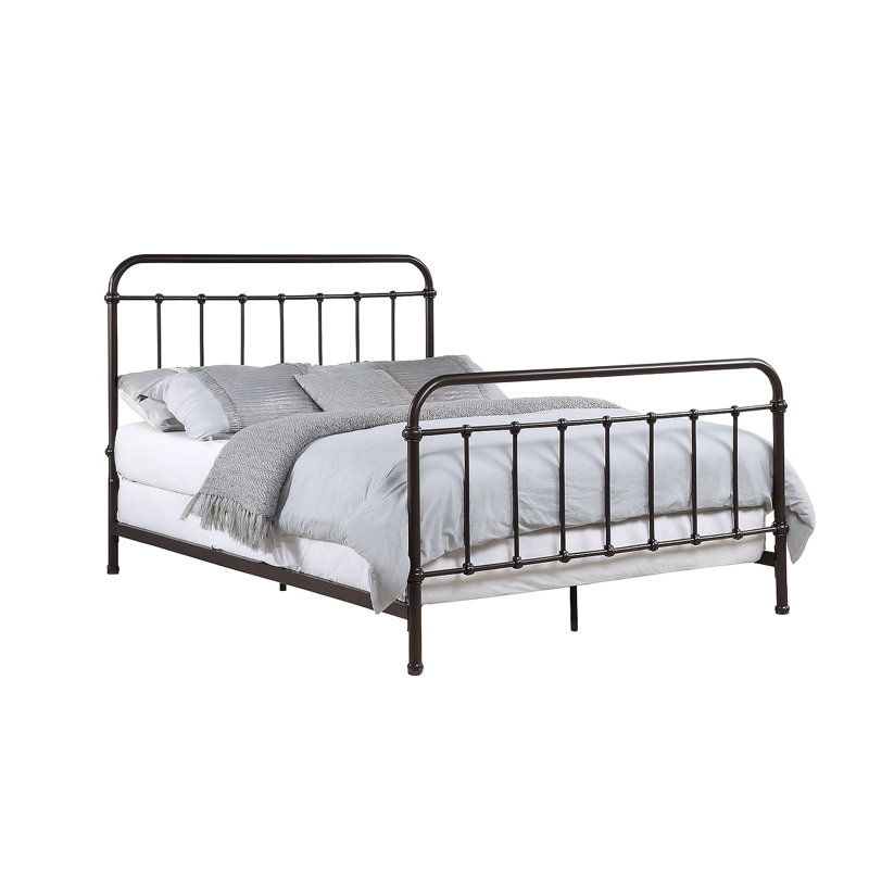 Lit standard en métal Otteridge, Simple, Black