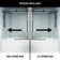 Elan E-Class 56-60" W x 66" H Sliding Frameless Tub Door with 3/8" Clear Glass