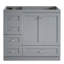 Meuble-lavabo gris
