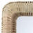 Hollis Rope Rectangle Wall Mirror