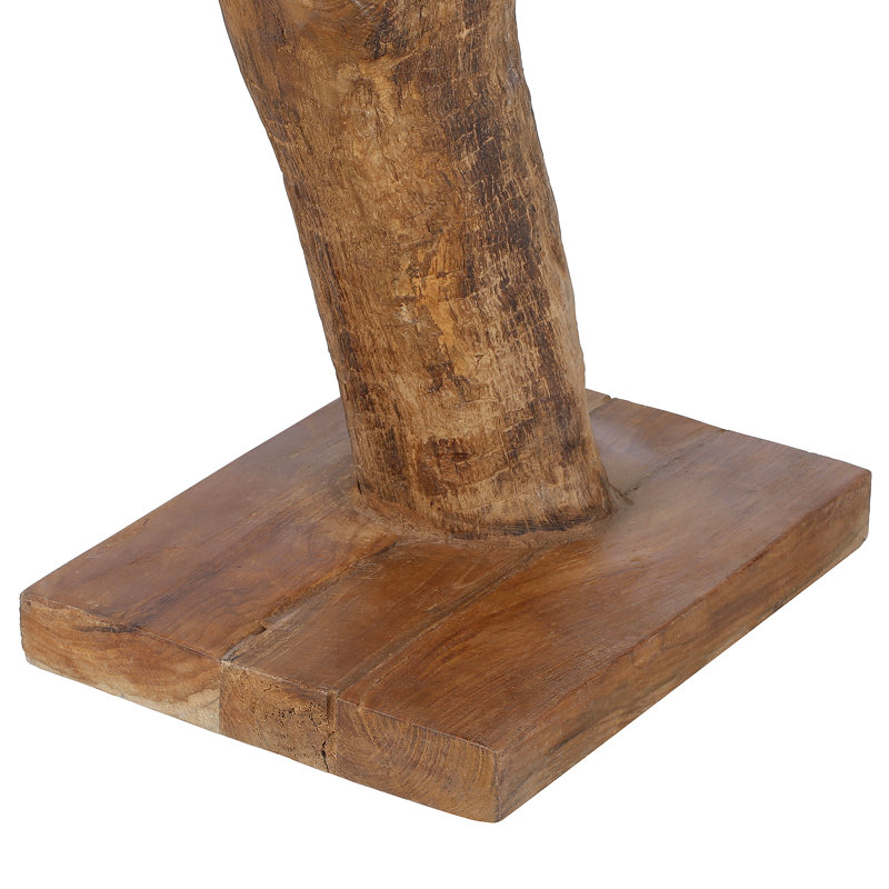 Dibenedetto Solid Wood Floor Wine Bottle Rack in Natural