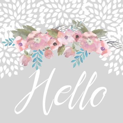 Hello - Wrapped Canvas Print
