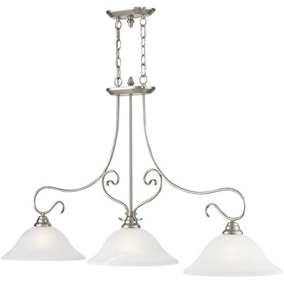 Lustre classique à 3 lumières Aalia