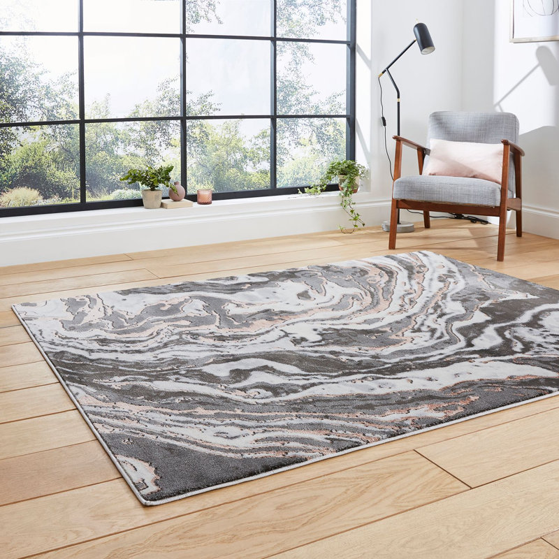 Apollo area rug Machine Woven Rectangle Grey