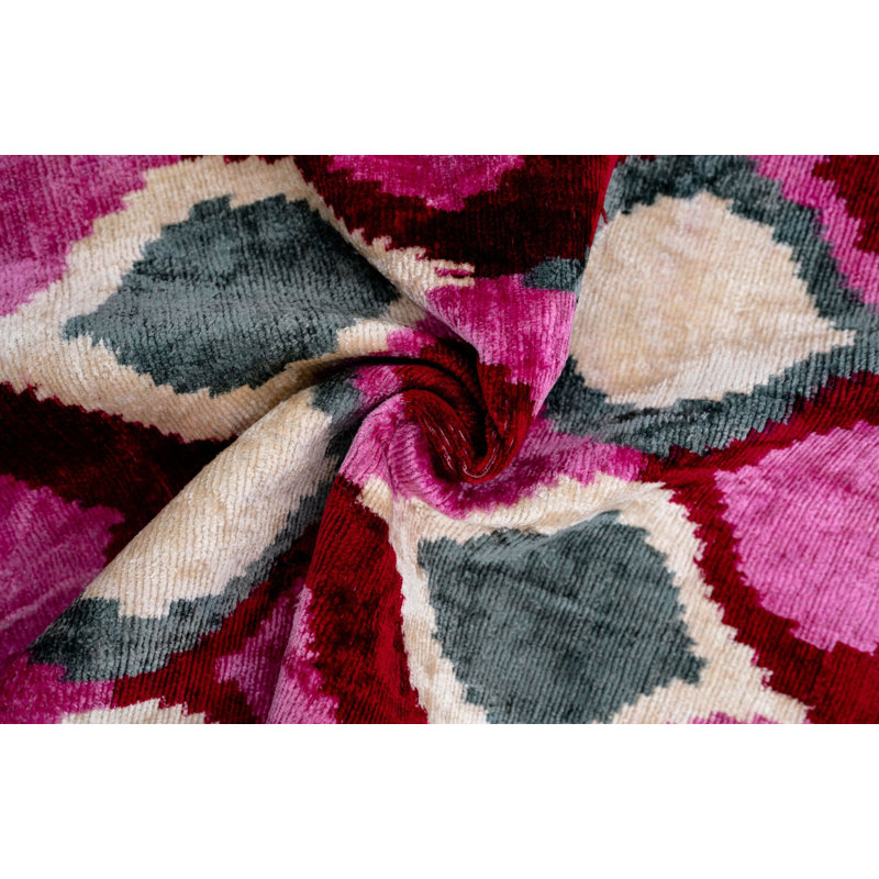 Geometric Velvet Throw Pillow
