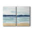 Watercolor Ocean Horizon I - Toile tendue avec châssis de qualité supérieure - Prêt à être accroché-792725432