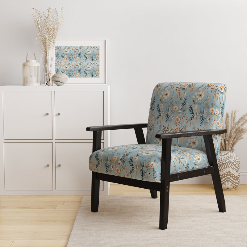 Fauteuil d'appoint rembourré Blue Dreamcatchers