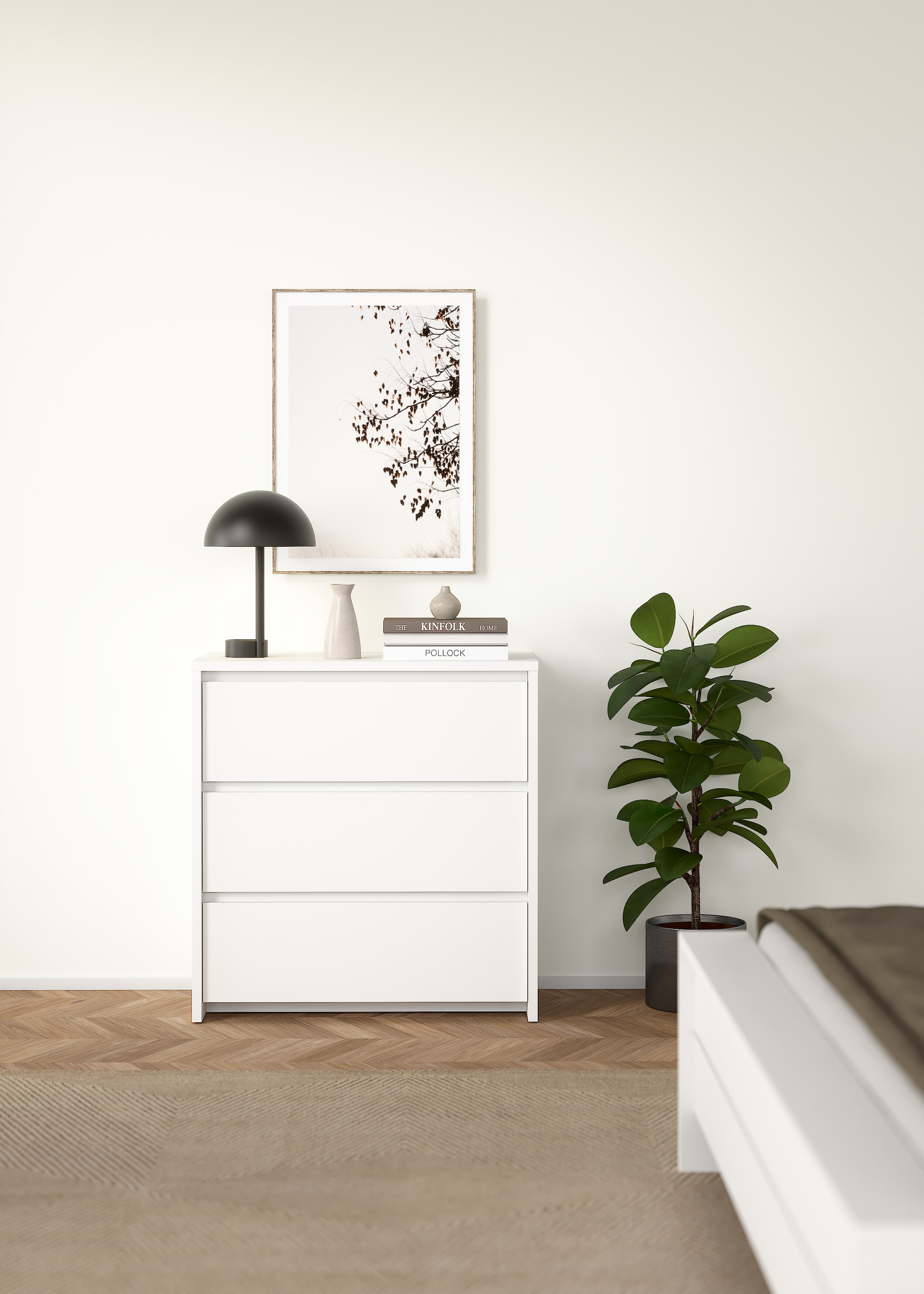 Ebern Designs Amily 31-Inch Wide 3-Drawer Chest & Reviews | Wayfair