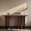 Console de hall d'entrée en acier inoxydable Minimalist Modern-766759454-766759455-766759452