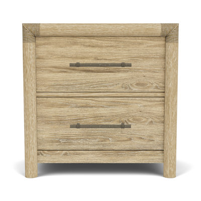 Noriko Two Drawer Nightstand
