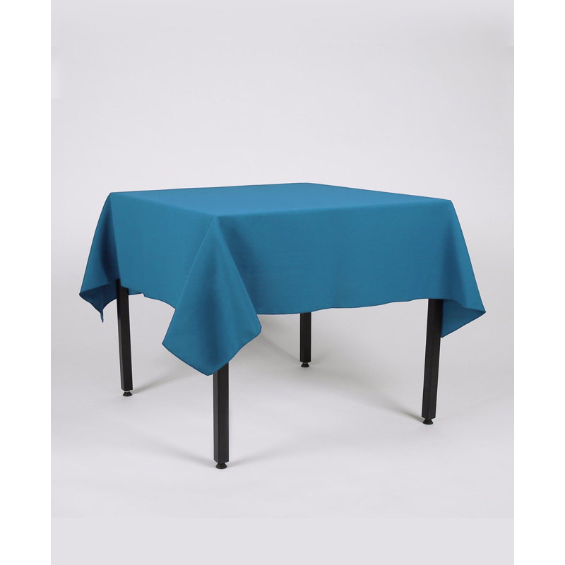 Hot Pink Rectangle Tablecloth 55" x 108" (139cm x 274cm), Teal, 139cm W x 248cm L