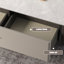 Table basse blanche en acier au carbone